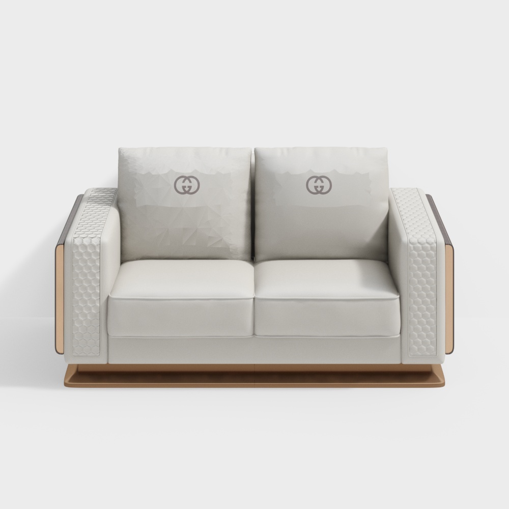 Mei Shangyou - Lusso Leggero - C08 - Divano in Pelle a Doppia Posizione