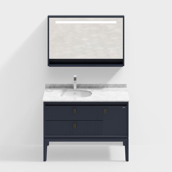 Urban Elegance Bathroom Cabinet 3D model