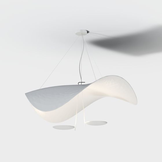 Flowing Light Pendant 3D model