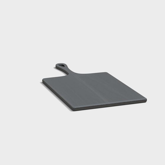 จานไม้โรเน็ตดำ Niceone ทนทานแบบมือทำจานขนมปังขนาดใหญ่ - ขนาด 19×39 ซม.