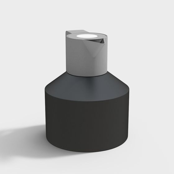 Elegant Low-Poly High-Detail 3D Model