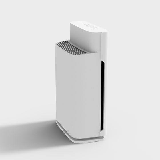 Stylish 3D Air Purifier Model for Modern Interiors