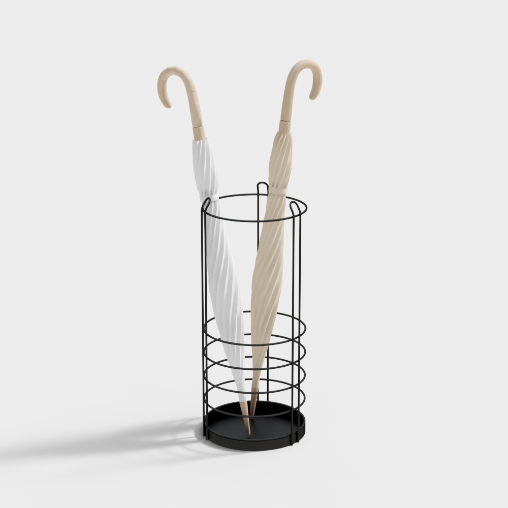 ELF Life Zhi 철 우산 선반 창의적인 우산 배럴 홈 선반-녹색