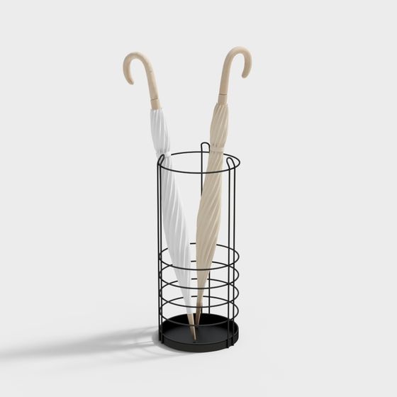 ELF Life Zhi 철 우산 선반 창의적인 우산 배럴 홈 선반-녹색