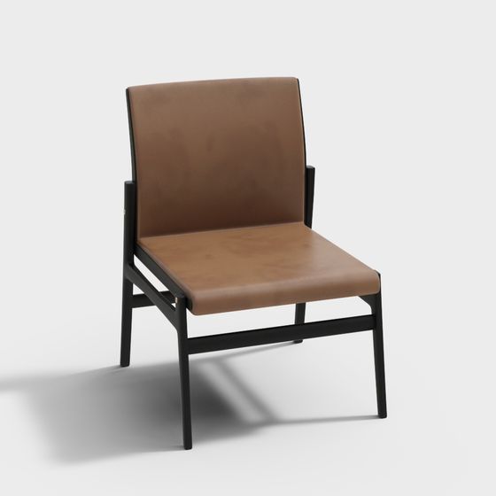 Stylish Urban Lounge Chair 3D Model