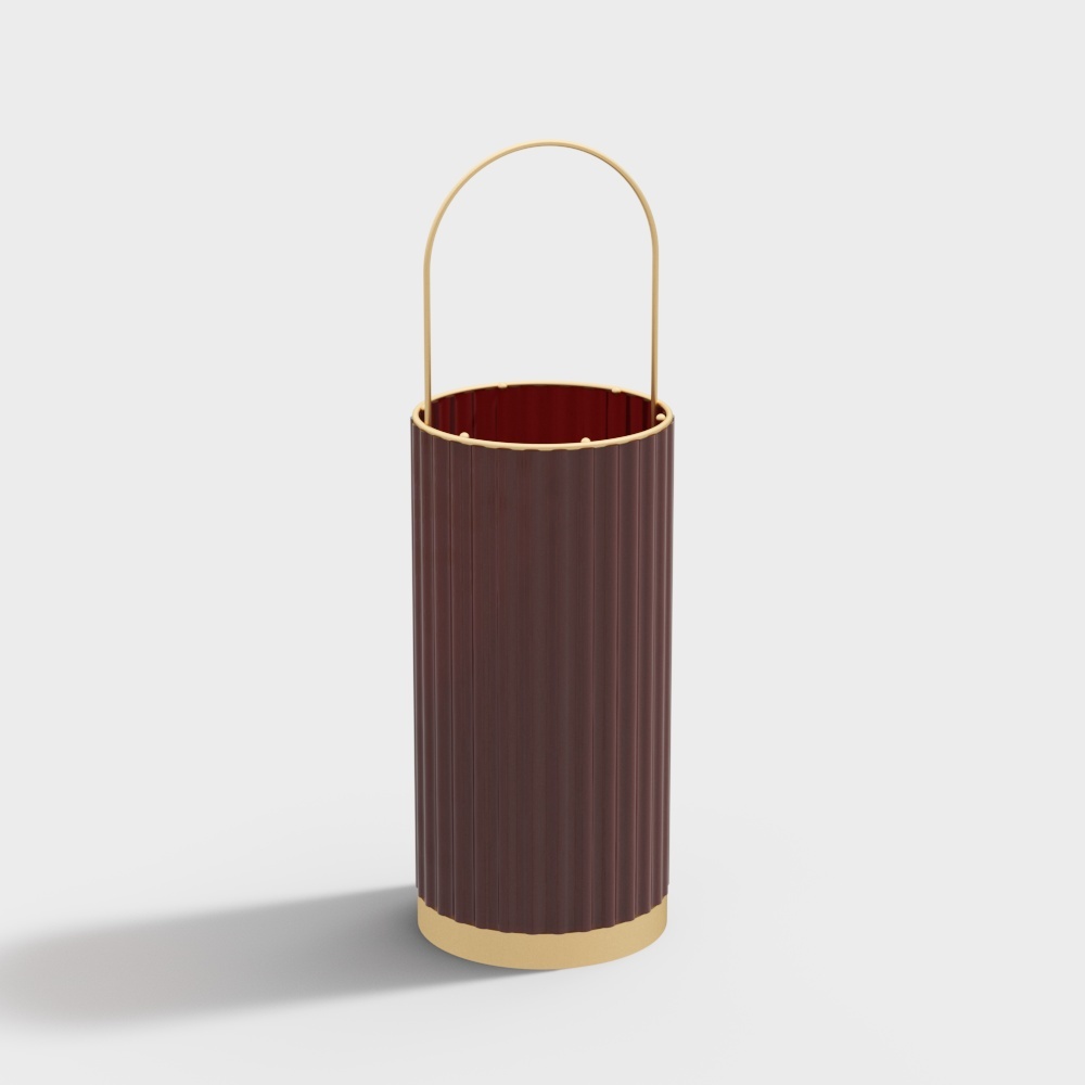 Rustic Lantern Low-Poly 3D model