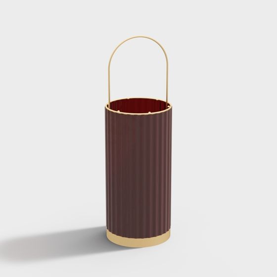 Rustic Lantern Low-Poly 3D model