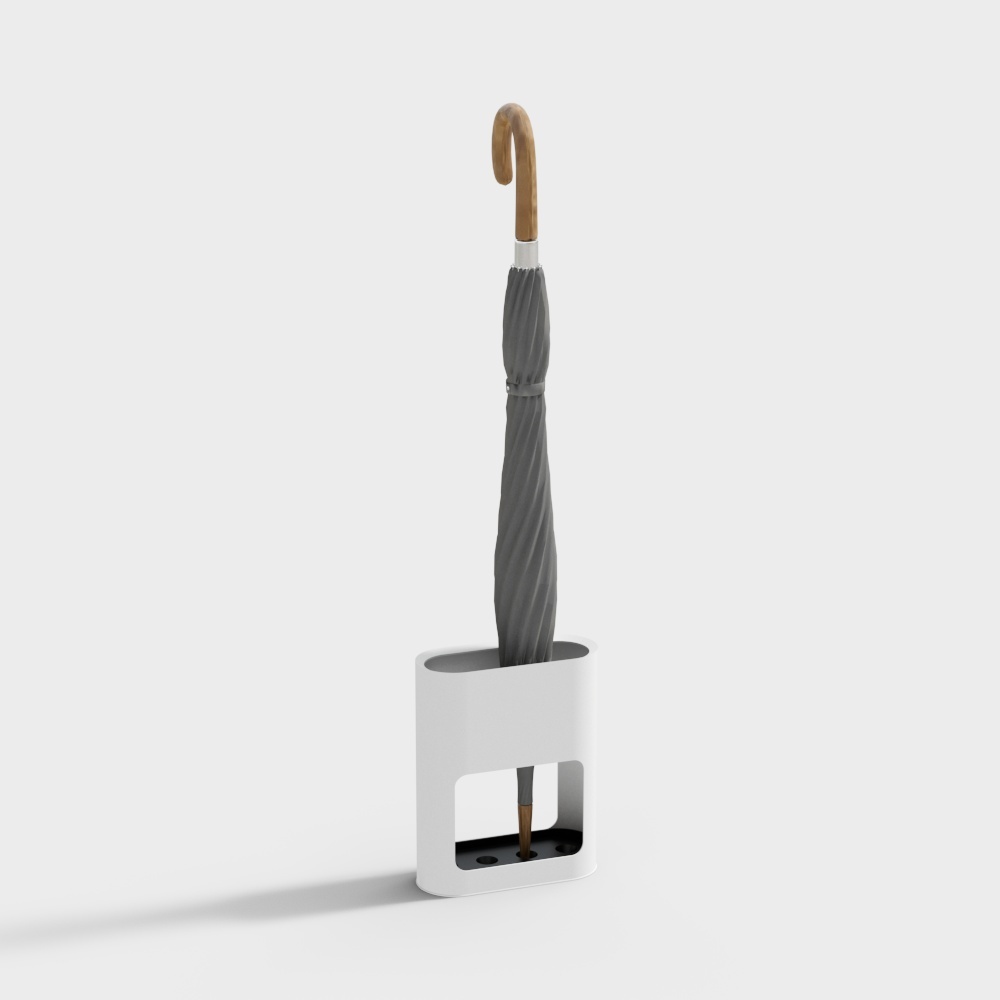 Elegant Umbrella Stand 3D model