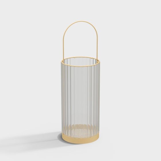 Transparent Umbrella Stand 3D model