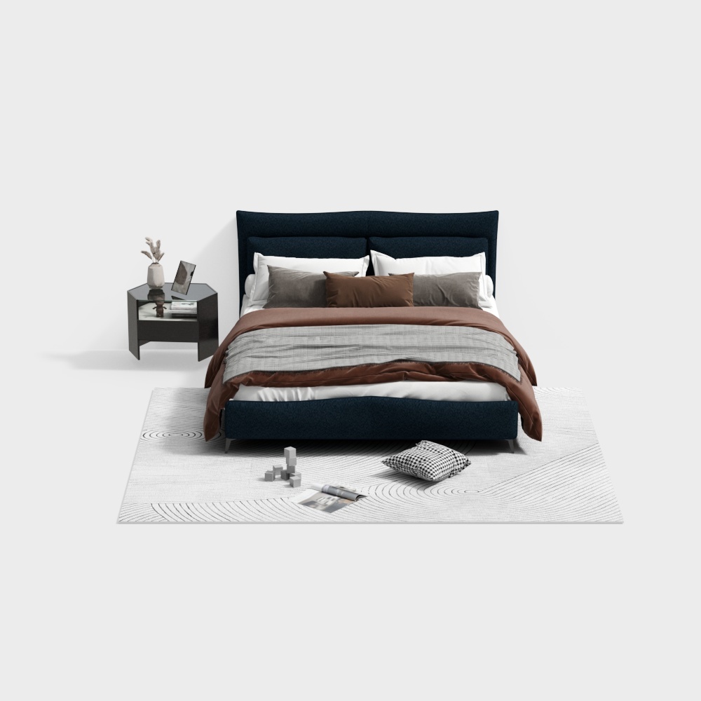 Cama H1805 Mesa de noche BH-D108