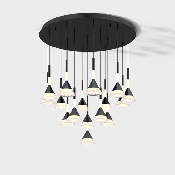 Modern Luminary Chandelier 3D model
