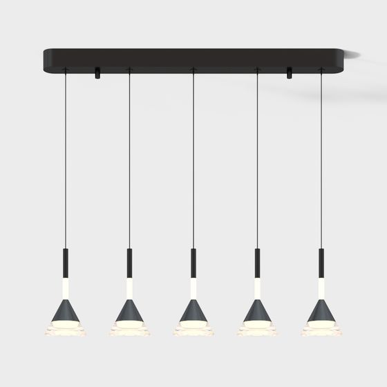 Stylish Hanging Lamp 3D model for Modern Interiors