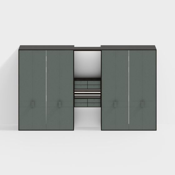 Pliform Leder Tür Kleiderschrank