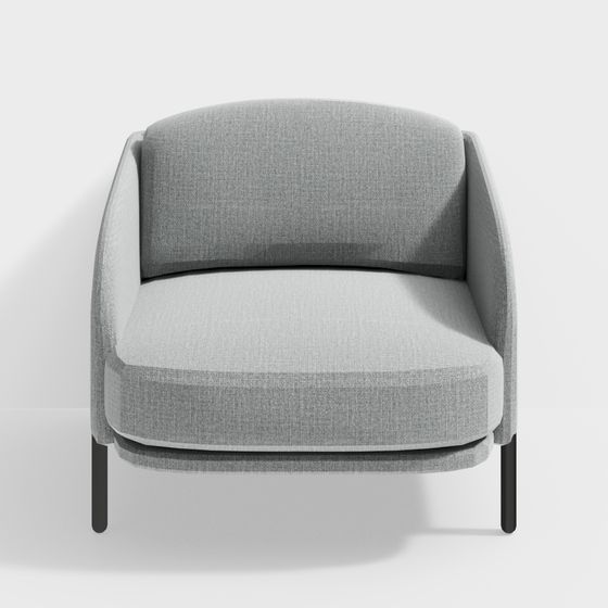 Urban Comfort Chair 3D model for Stylish Spaces