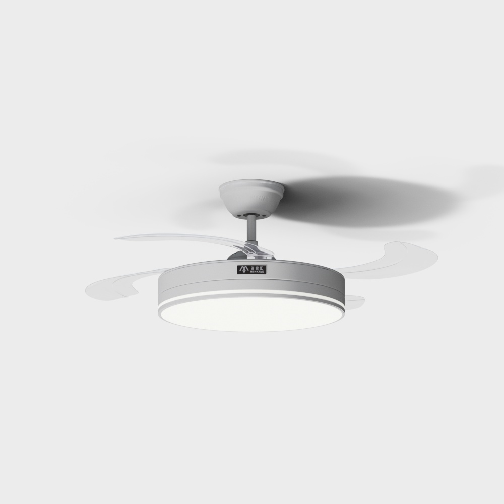Famous Hui - Modern Series - Invisible Ceiling Fan Lamp - FZ1235 (A-WJ)