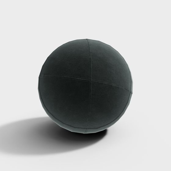 Retro Basketball 3D model