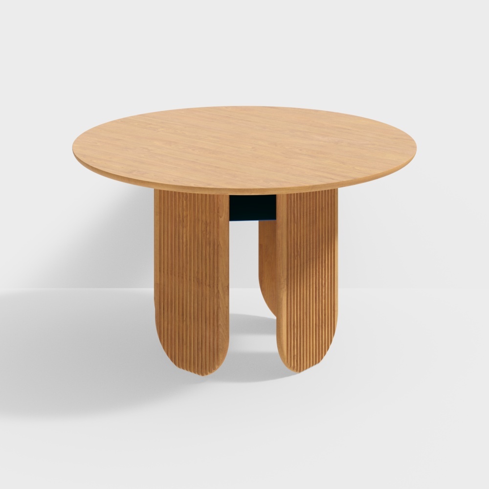 Van House Furniture - Sian Bay Round Table - Cherry Wood 1.25m