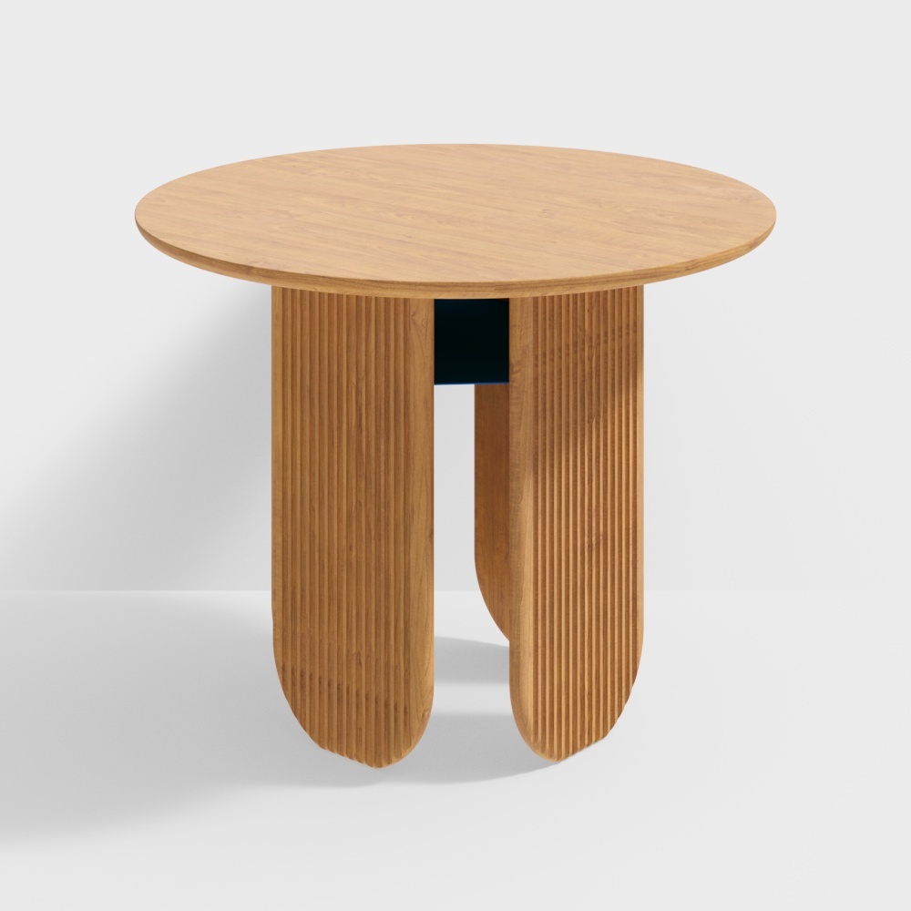 Van House Furniture - Sian Bay Round Table - Cherry Wood 0.95m