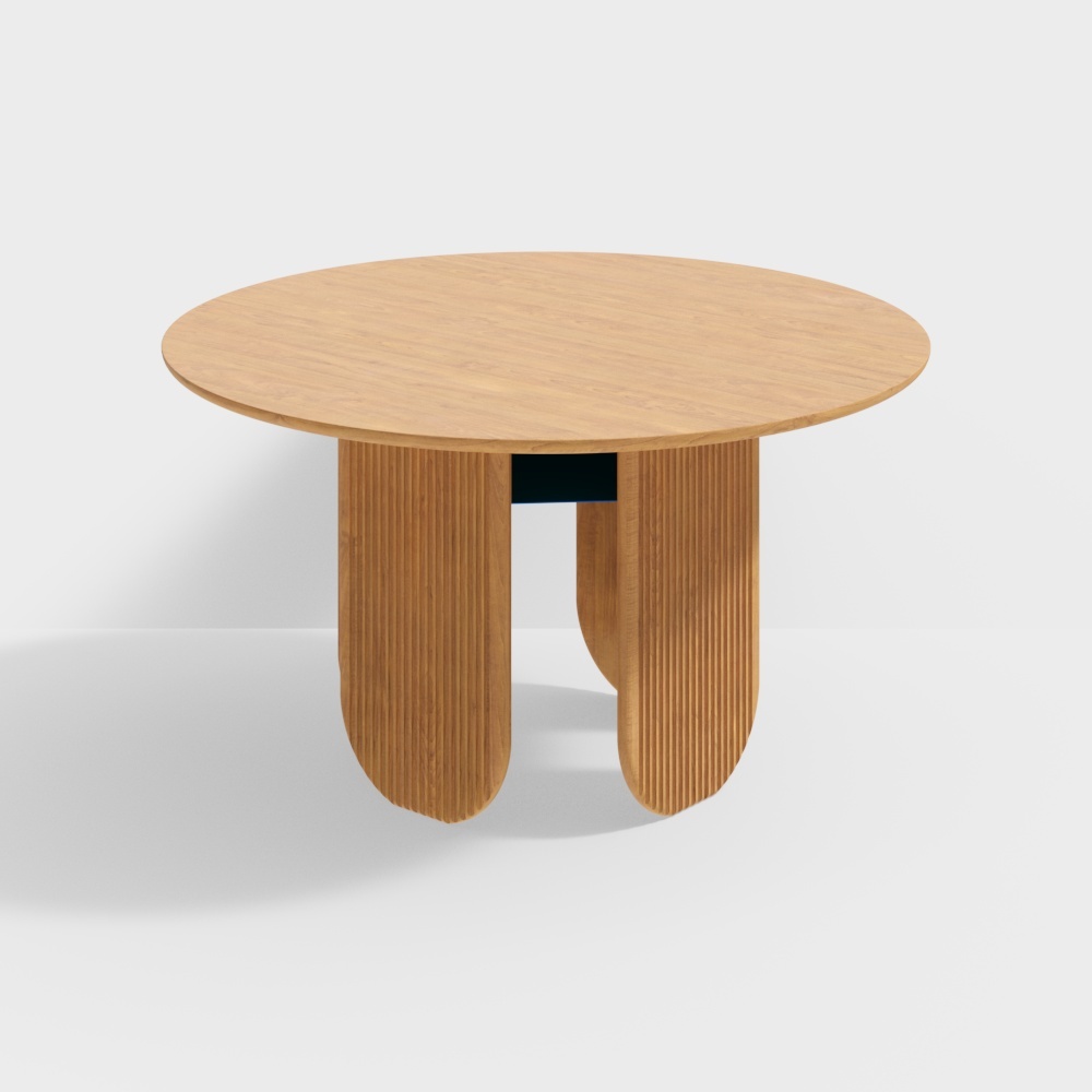 Van House Furniture - Sian Bay Round Table - Cherry Wood 1.35m