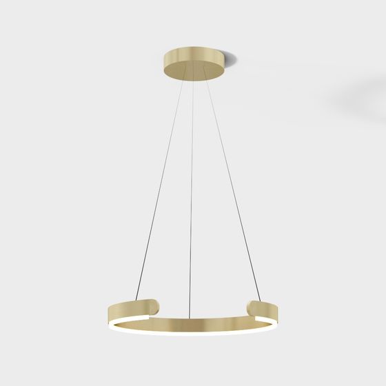 Halo Pendant Light 3D model