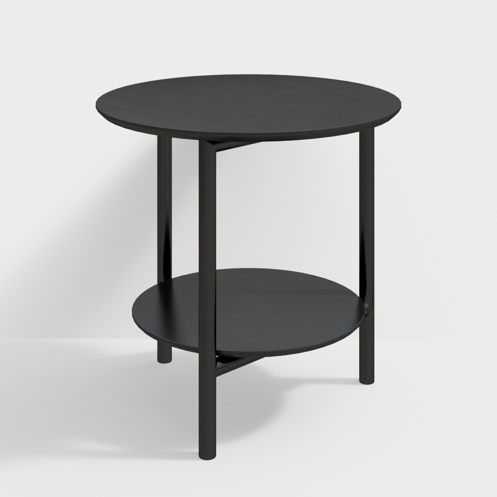 Modern Round Side Table 3D model