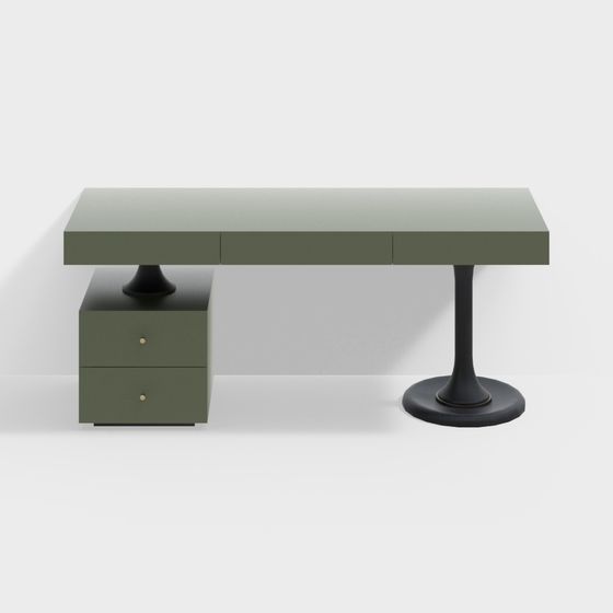 Urban Workspace Desk 3D model for Modern Environments