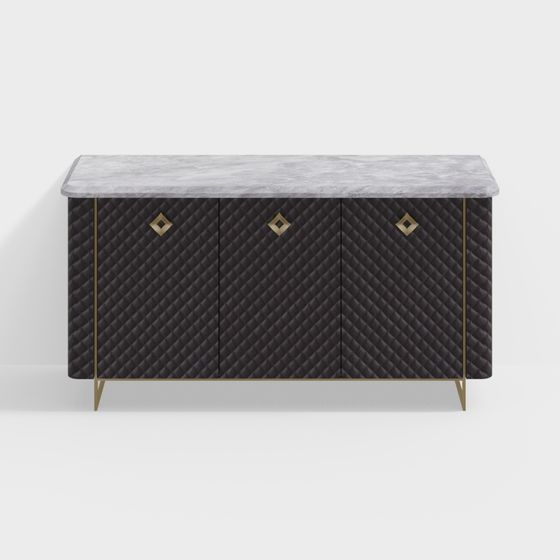 Urban Luxury Sideboard 3D model for Modern Interiors