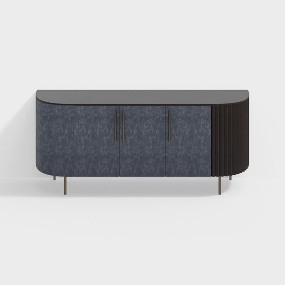 Elegant Arc Cabinet 3D model