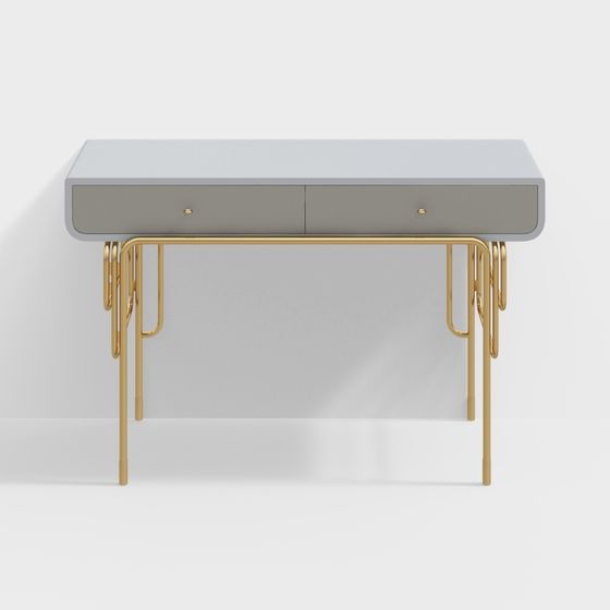 Urban Elegance Desk 3D model for Modern Interiors