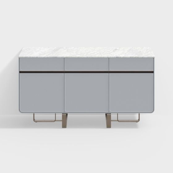 Urban Style Storage Cabinet 3D model