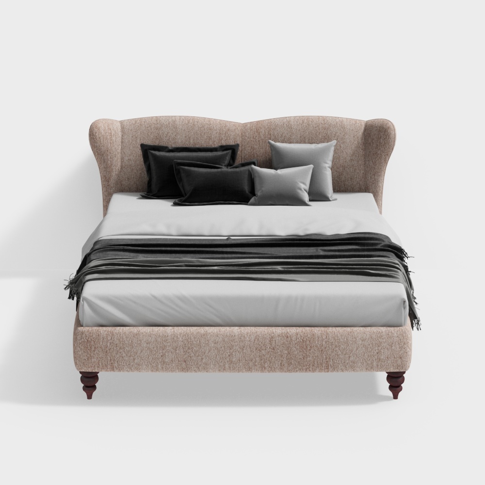 Phòng ngủ master phong cách đơn giản hiện đại 1.8m ZB3001-1