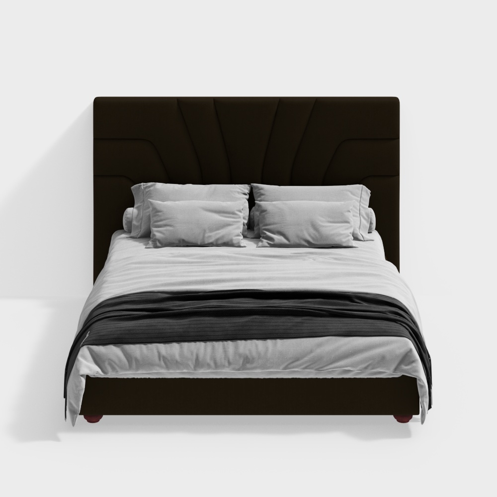 Zhida Home - Simple 1.8m marriage bed bedroom furniture ZB4001