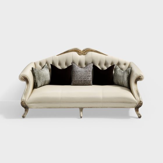 Royal Elegance 3D Sofa Model