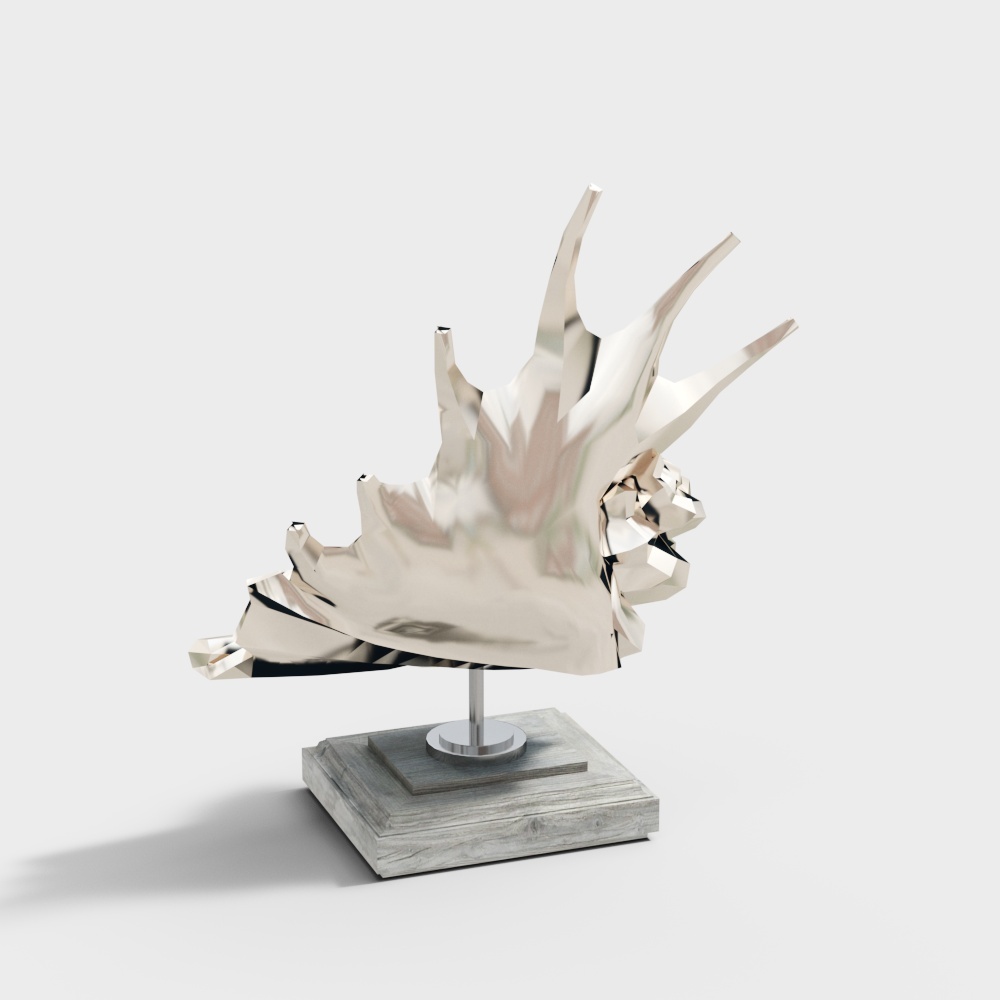 Metal Fission 3D model - Low Poly Design