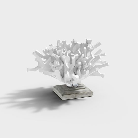 Abstract Coral 3D Model