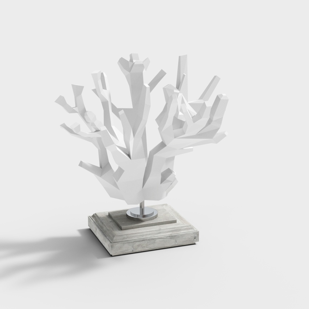 Abstract Branch 3D model