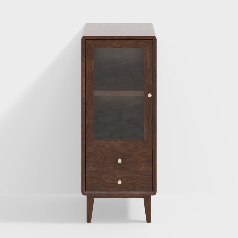 Serie Praga - H84M01-Armadio laterale basso-NY