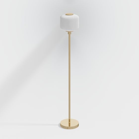 Modern Minimalist Floor Lamp 3D Model