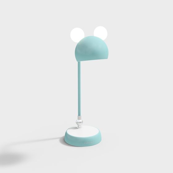 Creative Low-Poly Table Lamp 3D model