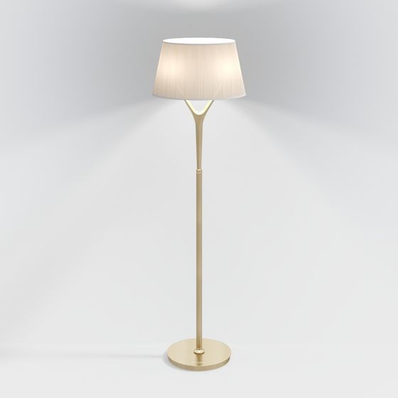 Modern White Floor Lamp 3D Model