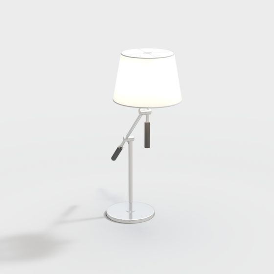 Elegant Low-Poly Table Lamp 3D model