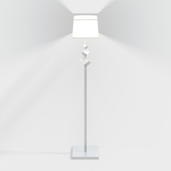Geometric Light Floor Lamp 3D model