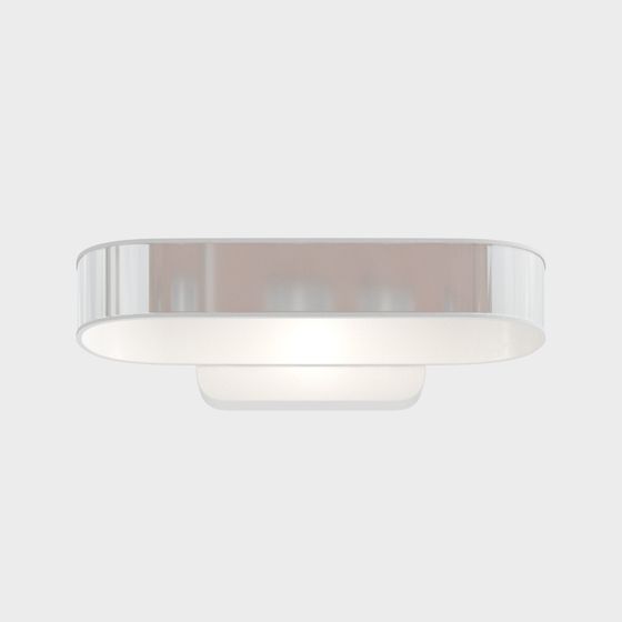 Sleek Rounded Wall Lamp 3D model