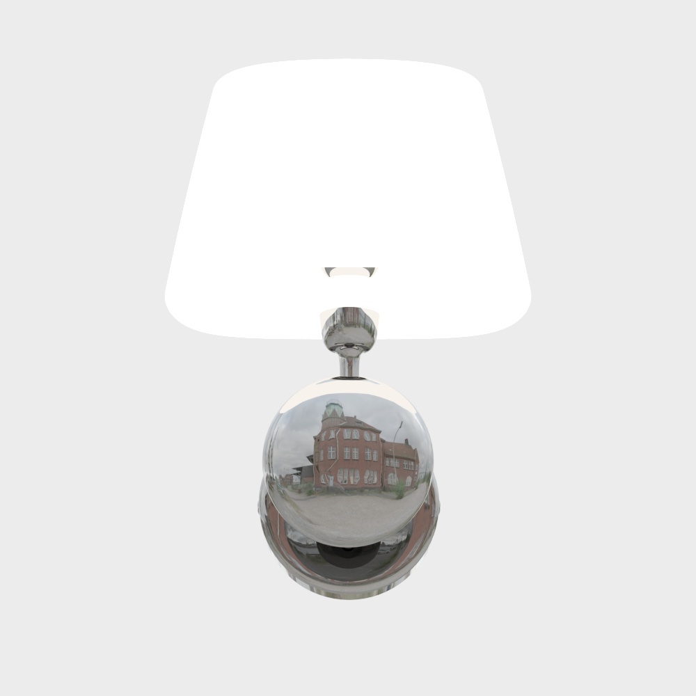 Unique Mirror Ball Base Table Lamp 3D model