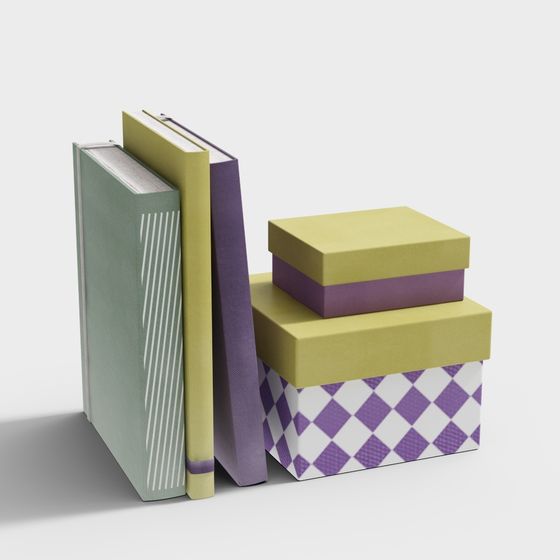 Colorful Storage 3D model