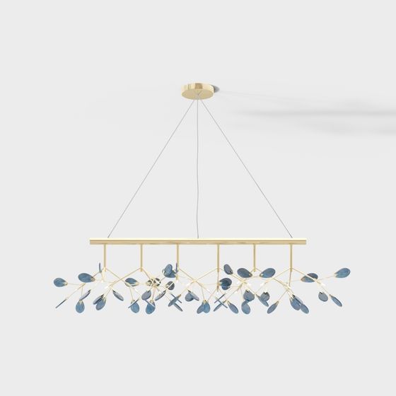 Stylish Artistic Chandelier 3D model