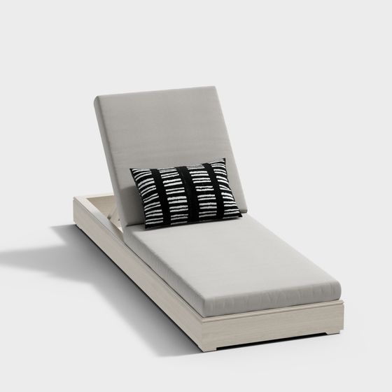 Stylish Urban Leisure Lounge Chair 3D model