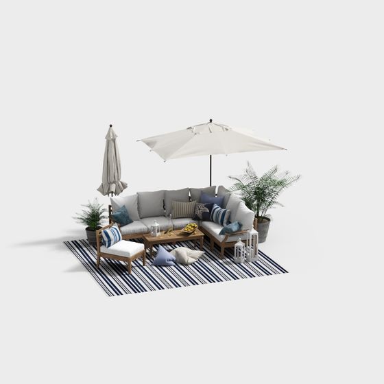 Beachside Retreat 3D model