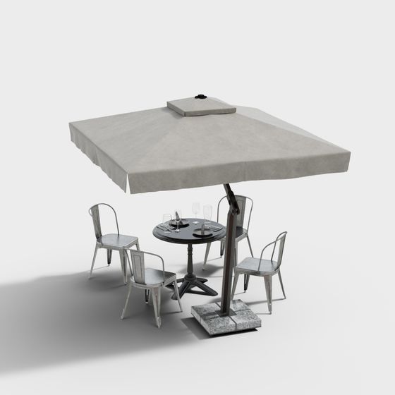 Urban Corner Coffee Table 3D model