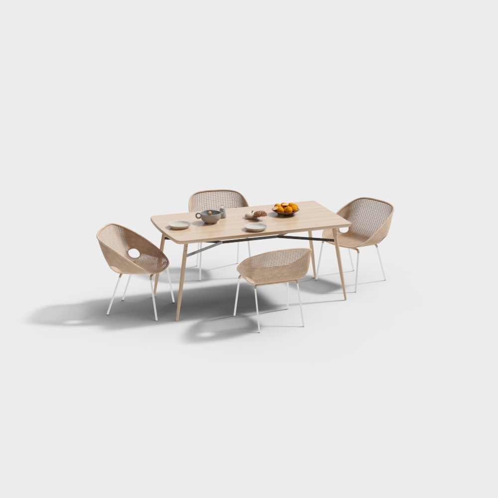 Outdoor tables and chairs